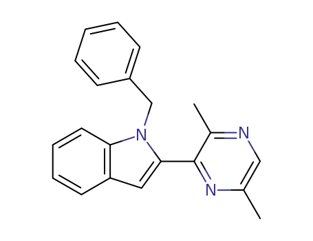 1-benzyl-2-(3,6-dimethylpyrazin-2-yl)indole
