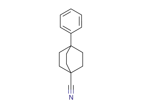 Molecular Structure of 950-22-1 (Bicyclo[2.2.2]octane-1-carbonitrile, 4-phenyl-)