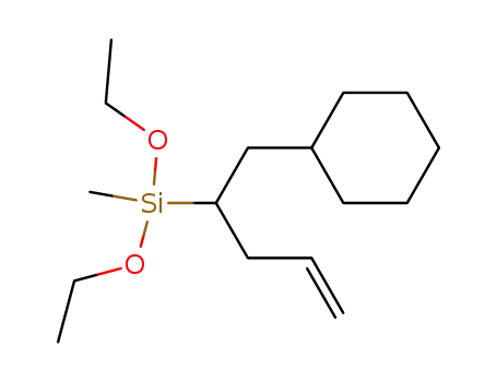 Silane, [1-(cyclohexylmethyl)-3-butenyl]diethoxymethyl-