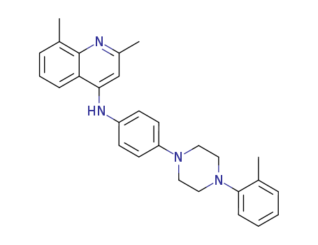 2,8-DIMETHYL-4-(P-(4-(O-TOLYL)-(PIPERAZIN-1-YL))(PHENYLAMINO))QUINOLINE