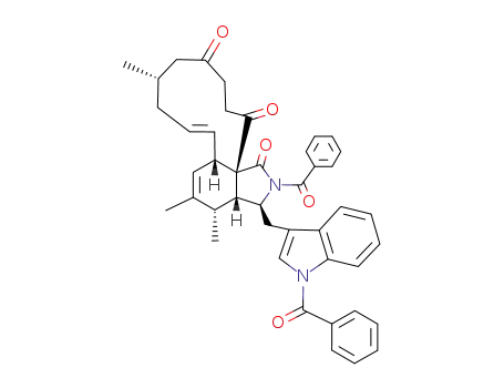 (16S)-2-benzoyl-10-(N-benzoylindol-3-yl)-16-methyl<11>cytochalasa-6(7),13<sup>t</sup>-diene-1,18,21-trione