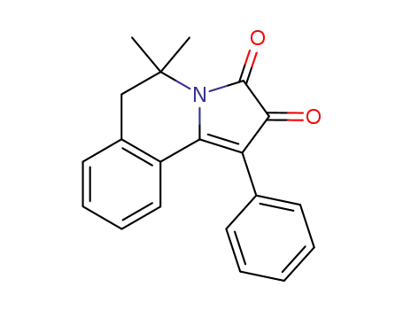 Pyrrolo[2,1-a]isoquinoline-2,3-dione, 5,6-dihydro-5,5-dimethyl-1-phenyl-