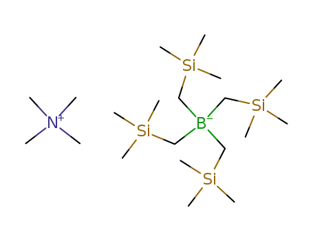 Molecular Structure of 76374-84-0 (tetramethylammonium tetrakis(trimethylsilylmethyl)borate)