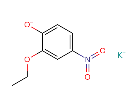 Molecular Structure of 113489-36-4 (2-Ethoxy-4-nitrophenol K-Salt)