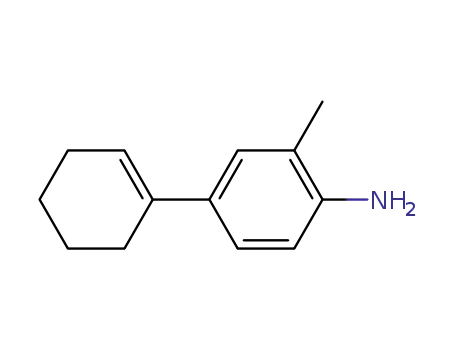 Molecular Structure of 858846-73-8 (4-cyclohex-1-enyl-2-methyl-aniline)