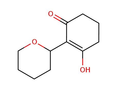 2-Cyclohexen-1-one, 3-hydroxy-2-(tetrahydro-2H-pyran-2-yl)-