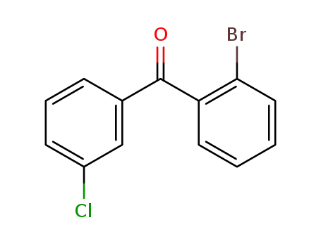 Molecular Structure of 99586-30-8 (2-BROMO-3'-CHLOROBENZOPHENONE)
