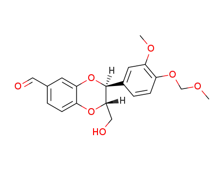 (2S,3S)-2-Hydroxymethyl-3-(3-methoxy-4-methoxymethoxy-phenyl)-2,3-dihydro-benzo[1,4]dioxine-6-carbaldehyde