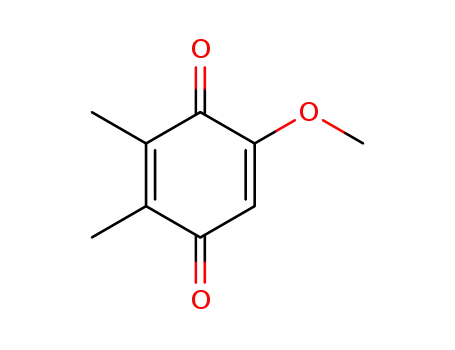 Molecular Structure of 2913-46-4 (5-methoxy-2,3-dimethylcyclohexa-2,5-diene-1,4-dione)