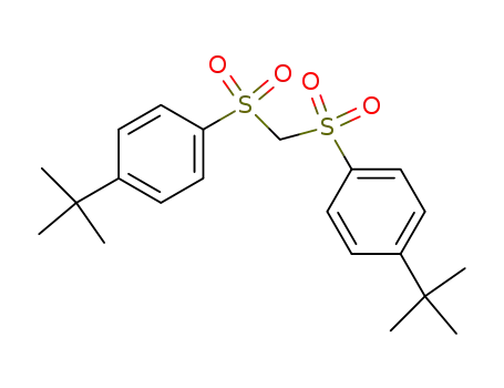 Molecular Structure of 56255-65-3 (1-tert-butyl-4-[(4-tert-butylphenyl)sulfonylmethylsulfonyl]benzene)