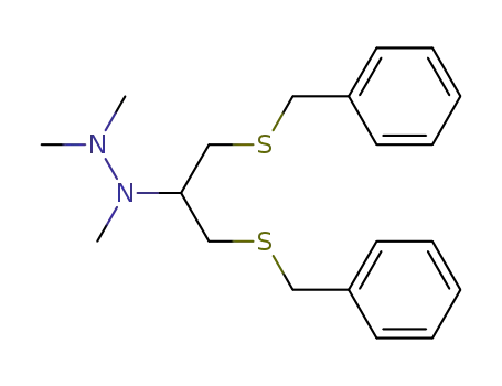 N-<2-benzylthio-1-(benzylthiomethyl)ethyl>-N,N',N'-trimethylhydrazine