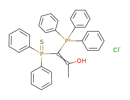 Phosphonium,
[1-(diphenylphosphinothioyl)-2-hydroxy-1-propenyl]triphenyl-, chloride