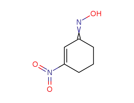 Molecular Structure of 36291-58-4 (3-Nitrocyclohexen-2-on-oxim)