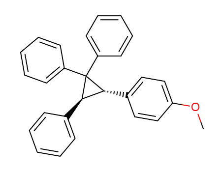 trans-2-(4-Methoxyphenyl)-1,1,3-triphenylcyclopropane