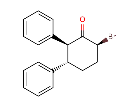 6e-Bromo-2e,3e-diphenylcyclohexanone