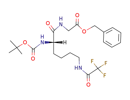 Molecular Structure of 142846-53-5 (Boc-Lys(COCF<sub>3</sub>)-Gly-OCH<sub>2</sub>Ph)