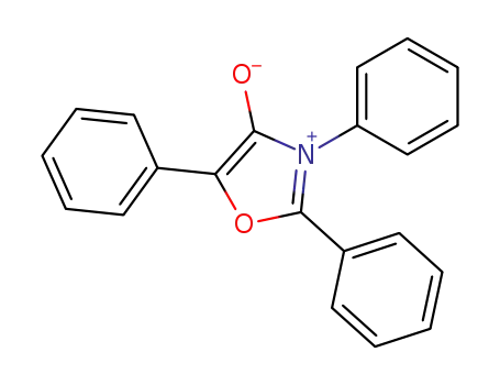 Molecular Structure of 80263-48-5 (2,3,5-triphenyl-1,3-oxazolium-4-olate)