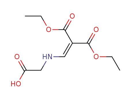Molecular Structure of 54132-81-9 (DIETHYL (CARBOXYMETHYLAMINO)METHYLENEMALONATE)