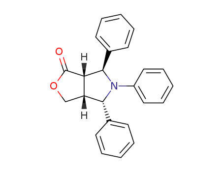 (3aR,4S,6S,6aS)-4,5,6-Triphenyl-hexahydro-furo[3,4-c]pyrrol-1-one
