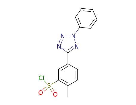 5-(3-Chlorsulfonyl-4-methylphenyl)-2-phenyl-2H-tetrazol