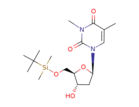 5'-O-(tert-butyldimethylsilyl)-N<sup>(3)</sup>-methylthymidine