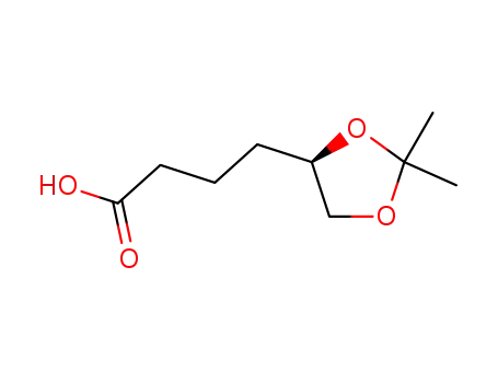 1,3-Dioxolane-4-butanoic acid, 2,2-dimethyl-, (4R)-