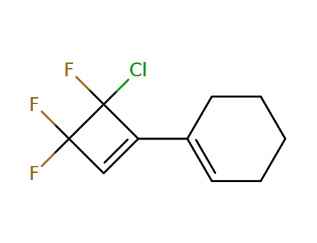 Molecular Structure of 567-31-7 (4-chloro-1-cyclohex-1-enyl-3,3,4-trifluoro-cyclobutene)