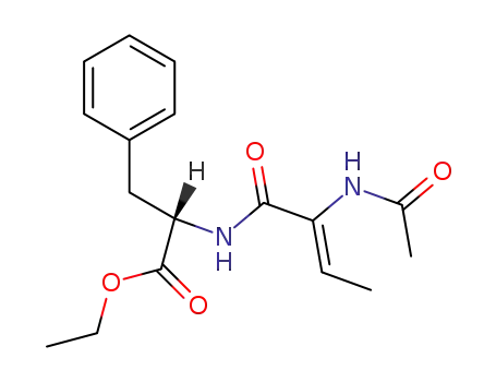 L-Phenylalanine, N-acetyl-(Z)-2,3-didehydro-2-aminobutanoyl-, ethyl
ester