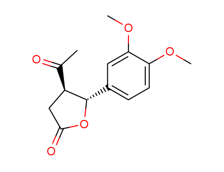 4-(3',4'-DIMETHOXYPHENYL)-3-ACETYL-4-BUTANOLIDE