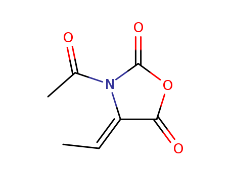 2,5-Oxazolidinedione,3-acetyl-4-ethylidene-, (Z)- (9CI)