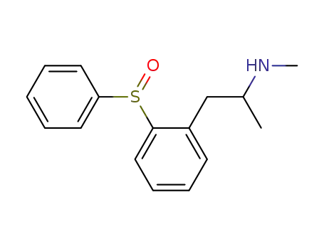 Benzeneethanamine, N,a-dimethyl-2-(phenylsulfinyl)-