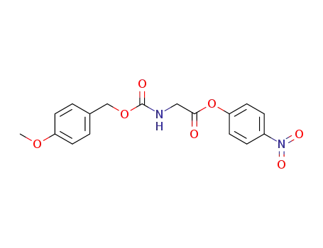 Glycine, N-[[(4-methoxyphenyl)methoxy]carbonyl]-, 4-nitrophenyl ester
