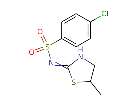 4-Chloro-N-[5-methyl-thiazolidin-(2Z)-ylidene]-benzenesulfonamide
