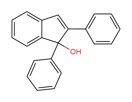 Molecular Structure of 64163-24-2 (1H-Inden-1-ol, 1,2-diphenyl-)