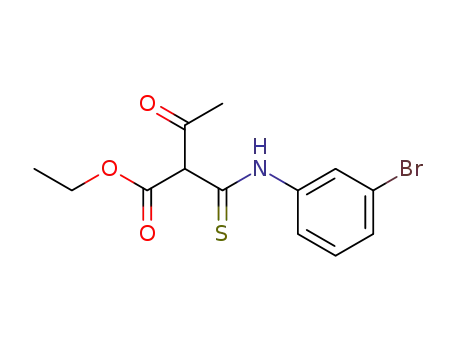 2-acetyl-<i>N</i>-(3-bromo-phenyl)-3-thio-malonamic acid ethyl ester