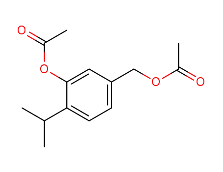 Benzenemethanol, 3-(acetyloxy)-4-(1-methylethyl)-, acetate