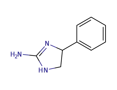Molecular Structure of 89145-85-7 (1H-Imidazol-2-amine, 4,5-dihydro-4-phenyl-)