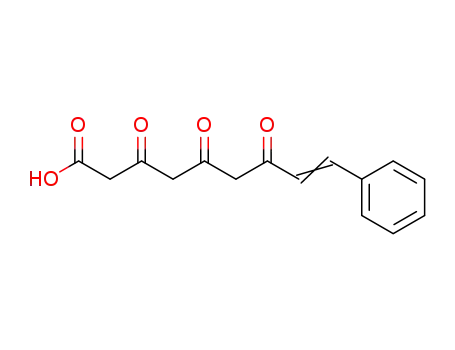 Molecular Structure of 7028-36-6 (9-Phenyl-3.5.7-trioxo-nonen-<sup>(8)</sup>-saeure)
