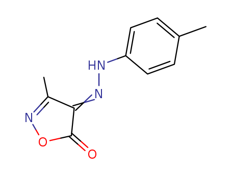 4,5-Isoxazoledione, 3-methyl-, 4-[(4-methylphenyl)hydrazone]