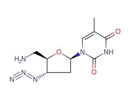 Thymidine, 5'-amino-3'-azido-3',5'-dideoxy-
