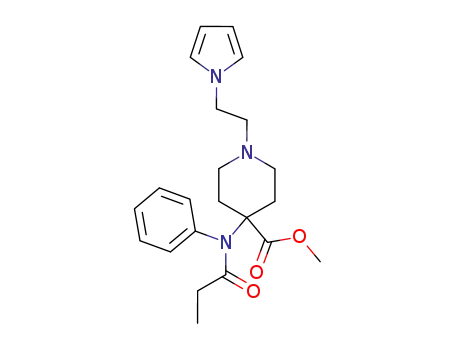 N-(phenyl)-N-[1-(2-(1H-pyrrol-1-yl)ethyl)-4-methoxycarbonyl-4-piperidinyl]propanamide