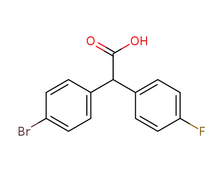 Benzeneacetic acid, 4-bromo-a-(4-fluorophenyl)-