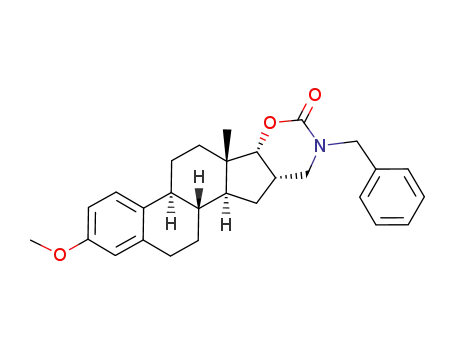 Molecular Structure of 76994-43-9 ((4bS,6aS,6bR,10aS,11aS,11bR)-9-Benzyl-2-methoxy-6a-methyl-5,6,6a,6b,9,10,10a,11,11a,11b,12,13-dodecahydro-4bH-7-oxa-9-aza-indeno[2,1-a]phenanthren-8-one)