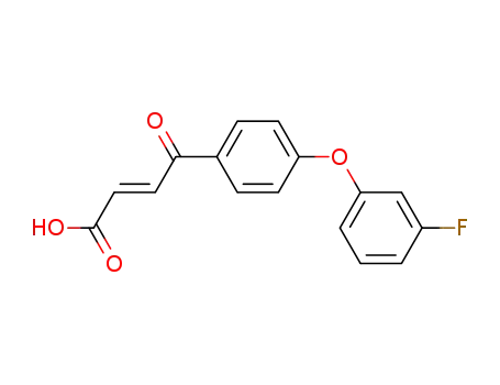 2-Butenoic acid, 4-[4-(3-fluorophenoxy)phenyl]-4-oxo-