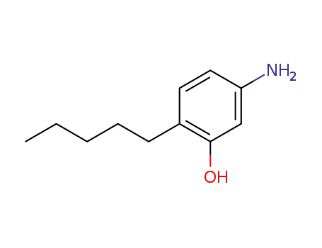 Molecular Structure of 699000-49-2 (5-Amino-2-pentyl-phenol)