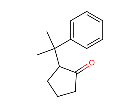 2-(2-Phenylpropan-2-yl)cyclopentan-1-one