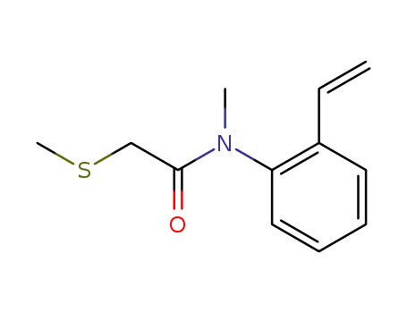N-(o-ethenylphenyl)-N-methyl-2-(methylthio)acetamide