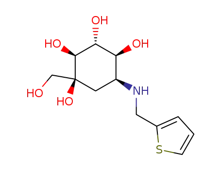 Molecular Structure of 83470-43-3 (N-thenylvaliolamine)