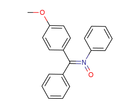 Molecular Structure of 108438-77-3 (α,N-diphenyl-α-(4-methoxyphenyl) nitrone)