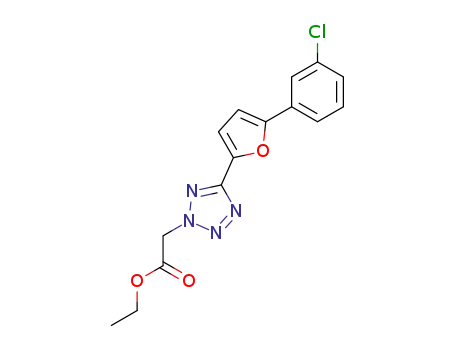 {5-[5-(3-Chloro-phenyl)-furan-2-yl]-tetrazol-2-yl}-acetic acid ethyl ester